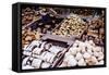 Fresh Hanukkah Cakes in the Market in Israel-Curioso Travel Photography-Framed Stretched Canvas