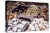 Fresh Hanukkah Cakes in the Market in Israel-Curioso Travel Photography-Stretched Canvas