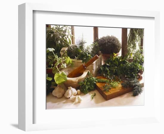 Fresh Herb Still Life-Eising Studio - Food Photo and Video-Framed Photographic Print
