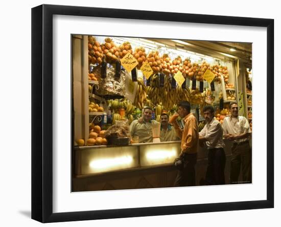 Fresh Juice Shop, Aleppo (Haleb), Syria, Middle East-Christian Kober-Framed Photographic Print