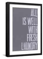 Fresh Laundry I-Deborah Velasquez-Framed Art Print