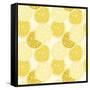 Fresh Lemonade Pattern-Lauren Ramer-Framed Stretched Canvas