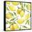 Fresh Lemons, Tree Branches, and Green Leaves-Maria Mirnaya-Framed Stretched Canvas