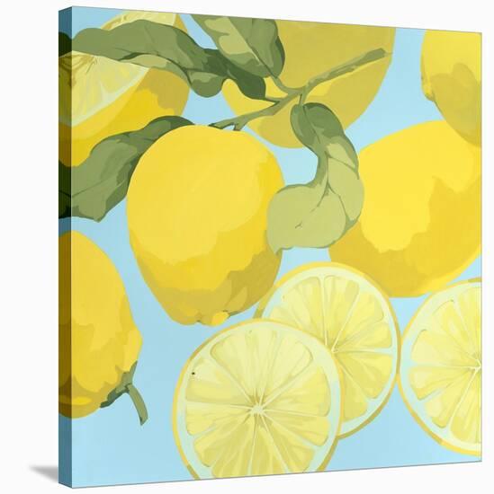 Fresh Lemons-Martha Negley-Stretched Canvas