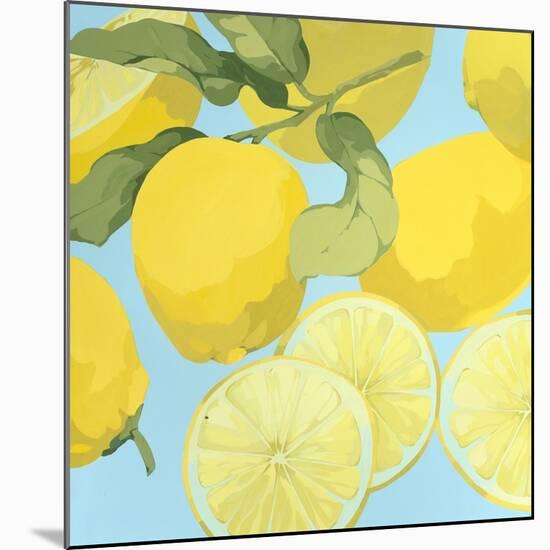 Fresh Lemons-Martha Negley-Mounted Giclee Print