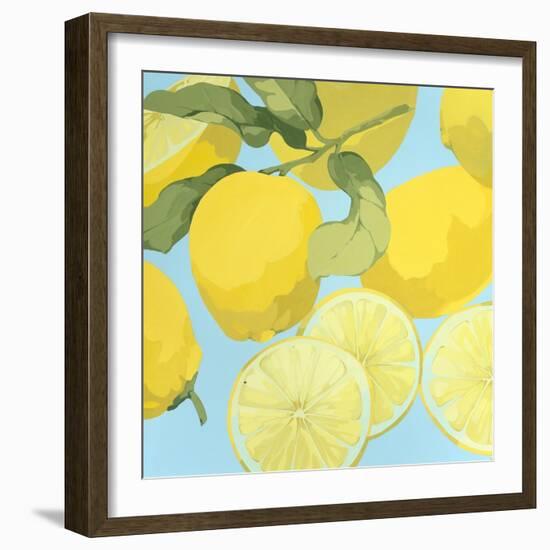 Fresh Lemons-Martha Negley-Framed Giclee Print