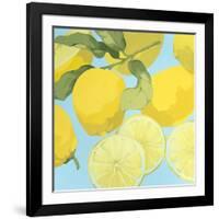 Fresh Lemons-Martha Negley-Framed Giclee Print