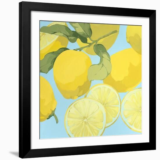 Fresh Lemons-Martha Negley-Framed Giclee Print