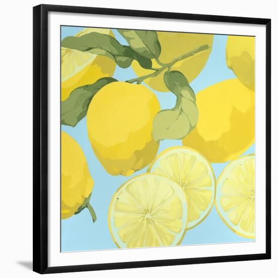 Fresh Lemons-Martha Negley-Framed Giclee Print