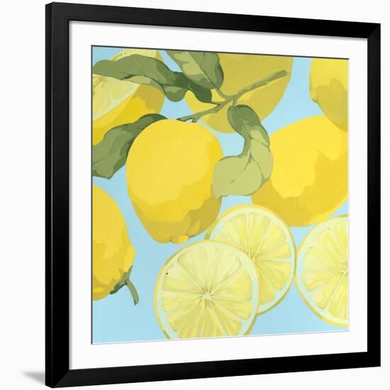 Fresh Lemons-Martha Negley-Framed Giclee Print