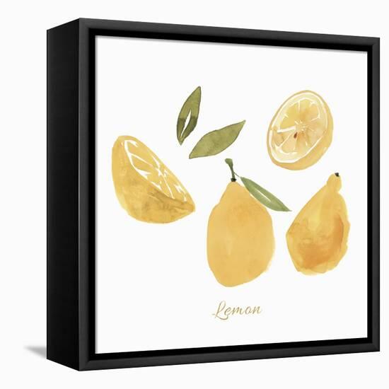 Fresh Lemons-Isabelle Z-Framed Stretched Canvas