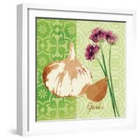 Fresh Linen Garlic-Lola Bryant-Framed Art Print