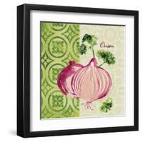 Fresh Linen Onion-Lola Bryant-Framed Art Print