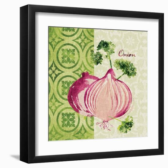 Fresh Linen Onion-Lola Bryant-Framed Art Print