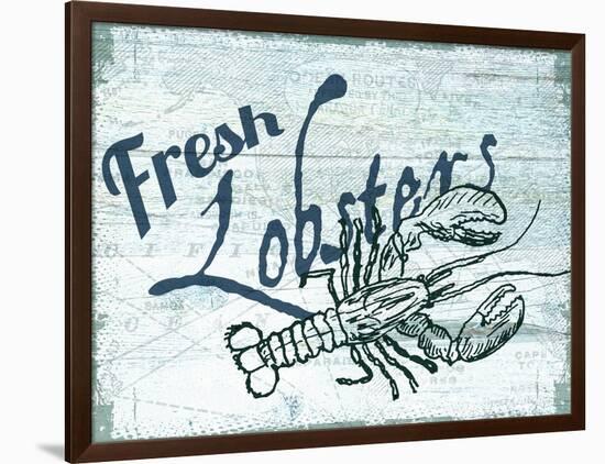 Fresh Lobster-The Saturday Evening Post-Framed Giclee Print