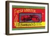 Fresh Lobster-Sun Lithograph Co-Framed Art Print