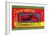 Fresh Lobster-Sun Lithograph Co-Framed Art Print