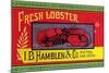 Fresh Lobster-Sun Lithograph Co-Mounted Art Print