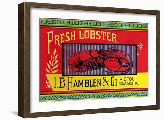 Fresh Lobster-null-Framed Art Print