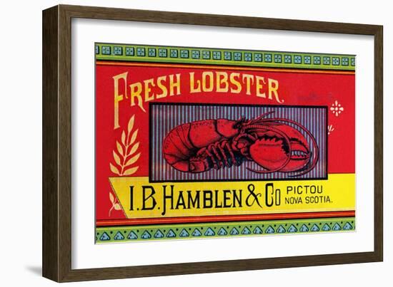 Fresh Lobster-null-Framed Art Print