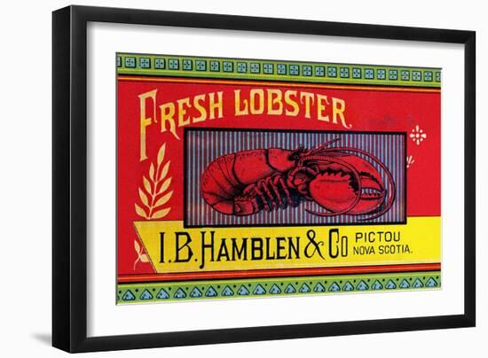 Fresh Lobster-null-Framed Art Print