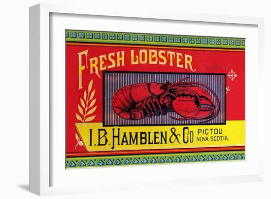 Fresh Lobster-null-Framed Art Print