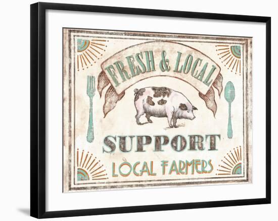 Fresh & Local-Catherine Jones-Framed Art Print