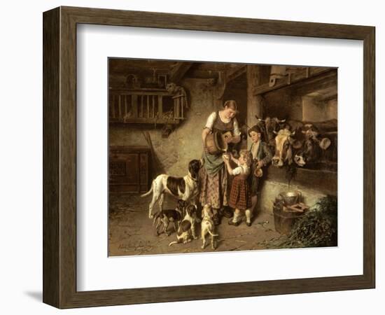 Fresh Milk, 1894-Adolph Eberle-Framed Giclee Print