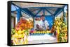 Fresh Orange Juice Vendor, Essaouira, Formerly Mogador, Morocco, North Africa, Africa-Matthew Williams-Ellis-Framed Stretched Canvas