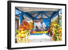 Fresh Orange Juice Vendor, Essaouira, Formerly Mogador, Morocco, North Africa, Africa-Matthew Williams-Ellis-Framed Photographic Print