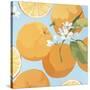 Fresh Oranges-Martha Negley-Stretched Canvas