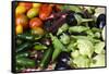 Fresh Organic Vegetables at a Farmers' Market, Savannah, Georgia, USA-Joanne Wells-Framed Stretched Canvas