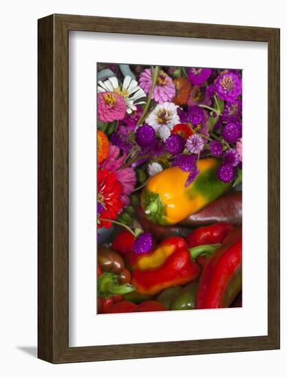 Fresh Organic Vegetables at a Farmers' Market, Savannah, Georgia, USA-Joanne Wells-Framed Photographic Print