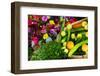 Fresh Organic Vegetables at a Farmers' Market, Savannah, Georgia, USA-Joanne Wells-Framed Photographic Print