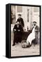 Fresh Oysters on the Terrace of a Bistro, Paris, 1900-null-Framed Stretched Canvas