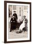 Fresh Oysters on the Terrace of a Bistro, Paris, 1900-null-Framed Photographic Print