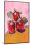 Fresh Paintainly Strawberries-Lucrecia Caporale-Mounted Photographic Print