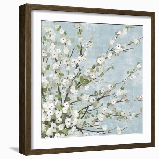 Fresh Pale Blooms II-Asia Jensen-Framed Art Print