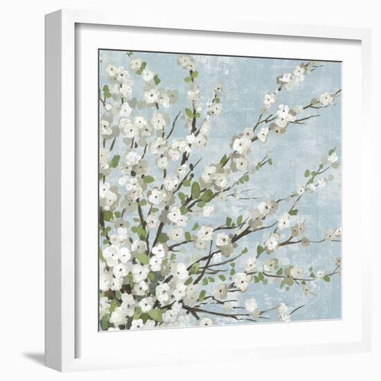 Fresh Pale Blooms II-Asia Jensen-Framed Art Print