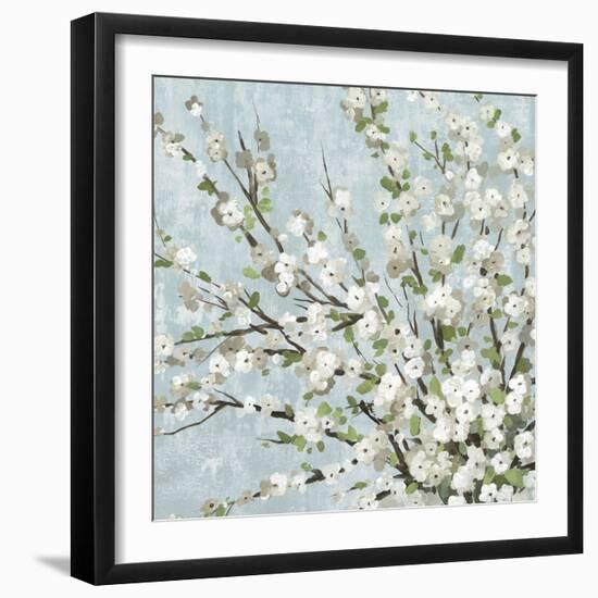 Fresh Pale Blooms III-Asia Jensen-Framed Art Print