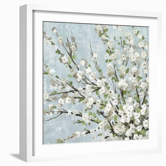 Fresh Pale Blooms III-Asia Jensen-Framed Art Print