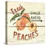 Fresh Peaches-David Cater Brown-Stretched Canvas