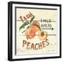 Fresh Peaches-David Cater Brown-Framed Art Print