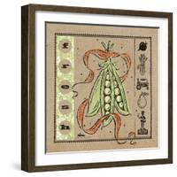 Fresh Peas-Sudi Mccollum-Framed Art Print