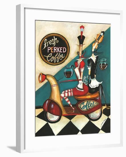 Fresh Perked Coffee-Jennifer Garant-Framed Giclee Print