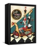 Fresh Perked Coffee-Jennifer Garant-Framed Stretched Canvas