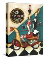 Fresh Perked Coffee-Jennifer Garant-Stretched Canvas