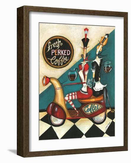 Fresh Perked Coffee-Jennifer Garant-Framed Giclee Print