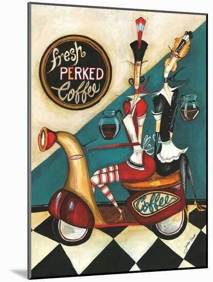 Fresh Perked Coffee-Jennifer Garant-Mounted Giclee Print