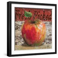 Fresh Picked Apple-Todd Williams-Framed Art Print